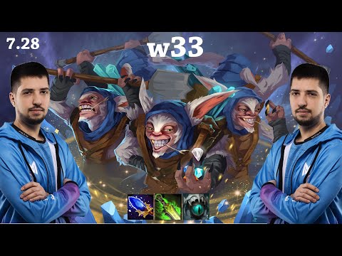 [DOTA 2] NIGMA.w33 - MEEPO the GEOMANCER - MIDLANE - 7.28 - FULL GAMEPLAY