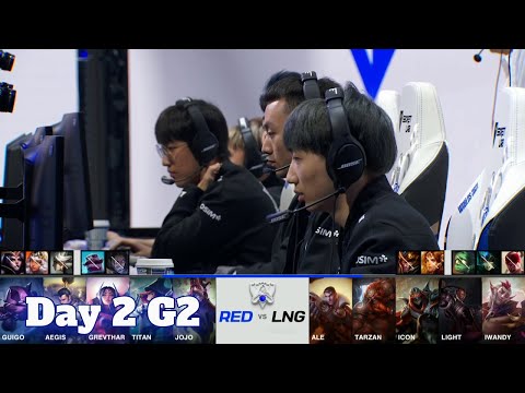 RED vs LNG | Day 2 Play-Ins S11 LoL Worlds 2021 | RED Canids vs LNG Gaming