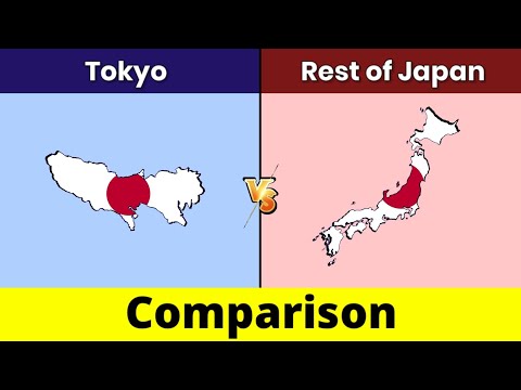 Tokyo vs Rest of Japan | Rest of Japan vs Tokyo | Tokyo | Rest of Japan | Comparison | Data Duck