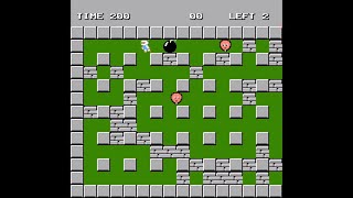 NES Game: Bomberman (1985 Hudson Soft)