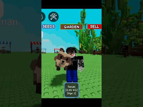 New Tanuki Pet In Grow A Garden!🤯 #growagarden #roblox #shorts #viralshorts #fyp #shortsfeed
