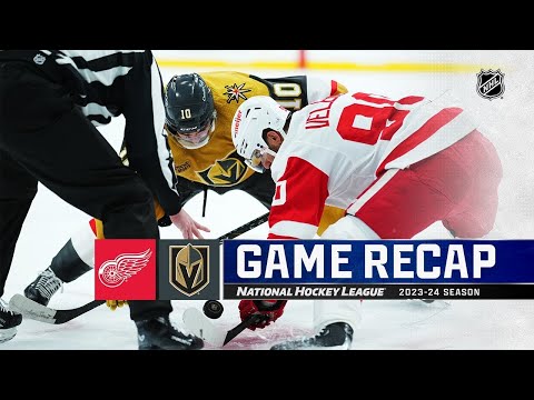 Detroit Red Wings vs Vegas Golden Knights | March 09, 2024 | Game Highlights | NHL Regular Season