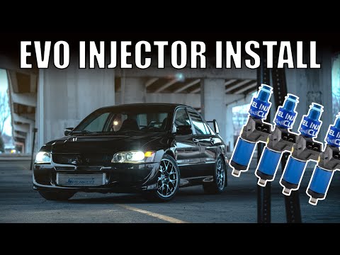 EVO 8 Fuel Injector Install // Dyno Pulls // Mitsubishi Lancer Evolution