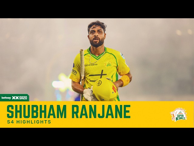 Shubham Ranjane | Season 4 Highlights | Betway SA20 Shubham Ranjane | Season 4 Highlights | Betway SA20