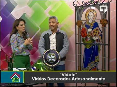 Vidate: Vidrios decorados artesanalmente