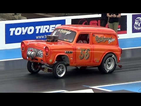 2021 NSRA Hot Rod Drags Santa Pod part 3