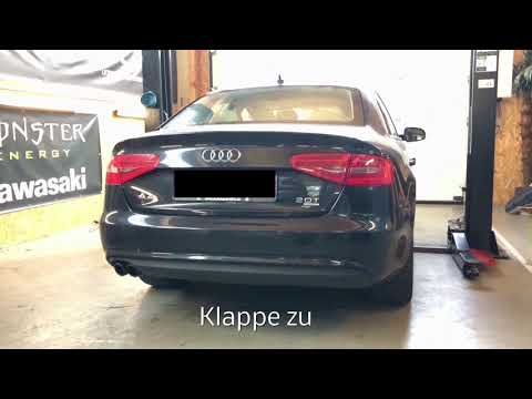Underground Exhaust Audi A4 B8 2,0T Stage 3 Klappenauspuff Sound