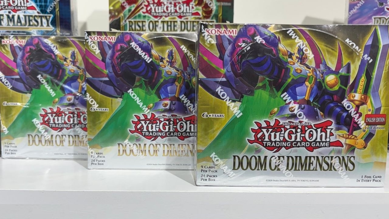 Opening Three Doom of Dimensions Yugioh Booster Boxes TCG