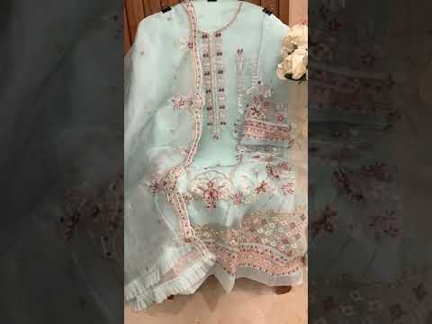 Mehboob Tex Mistri Vol 1 Organza Wholesale Pakistani Suits Catalog – product video thumbnail