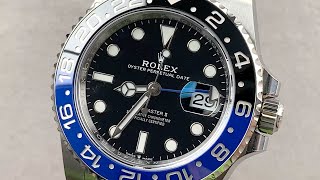 2021 Rolex GMT-Master II Batman Oyster Bracelet 126710BLNR  Rolex Watch Review
