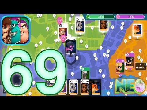 Disney Heroes: Battle Mode Gameplay Walkthrough Part 69 - The Heist! (iOS, Android)