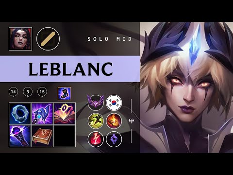 LeBlanc Mid vs Ryze - KR Master Patch 26.01