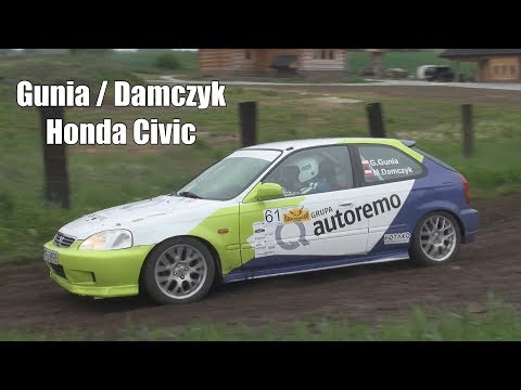 2 Runda RPŚ 2019 - Gaszowice - Grzegorz Gunia / Mirosław Damczyk - Honda Civic