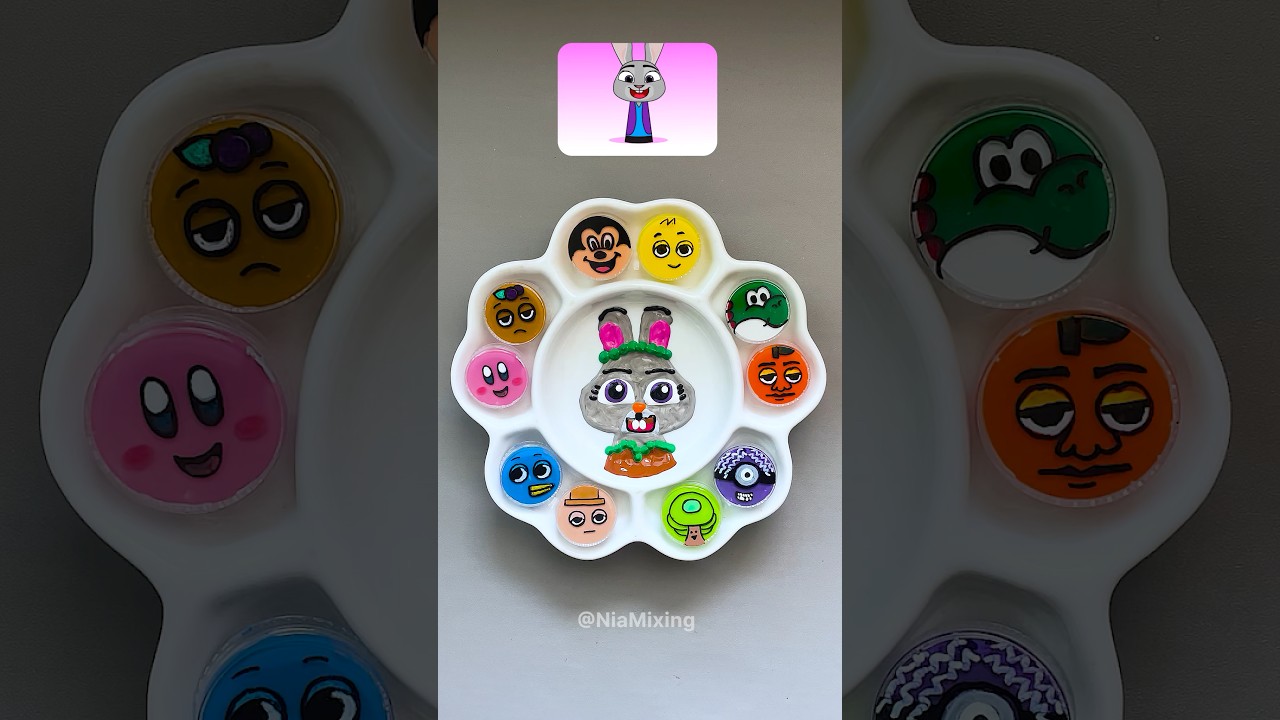 zootopia Sprunki color mixing 🎵 Guess the Final color! #colormixing