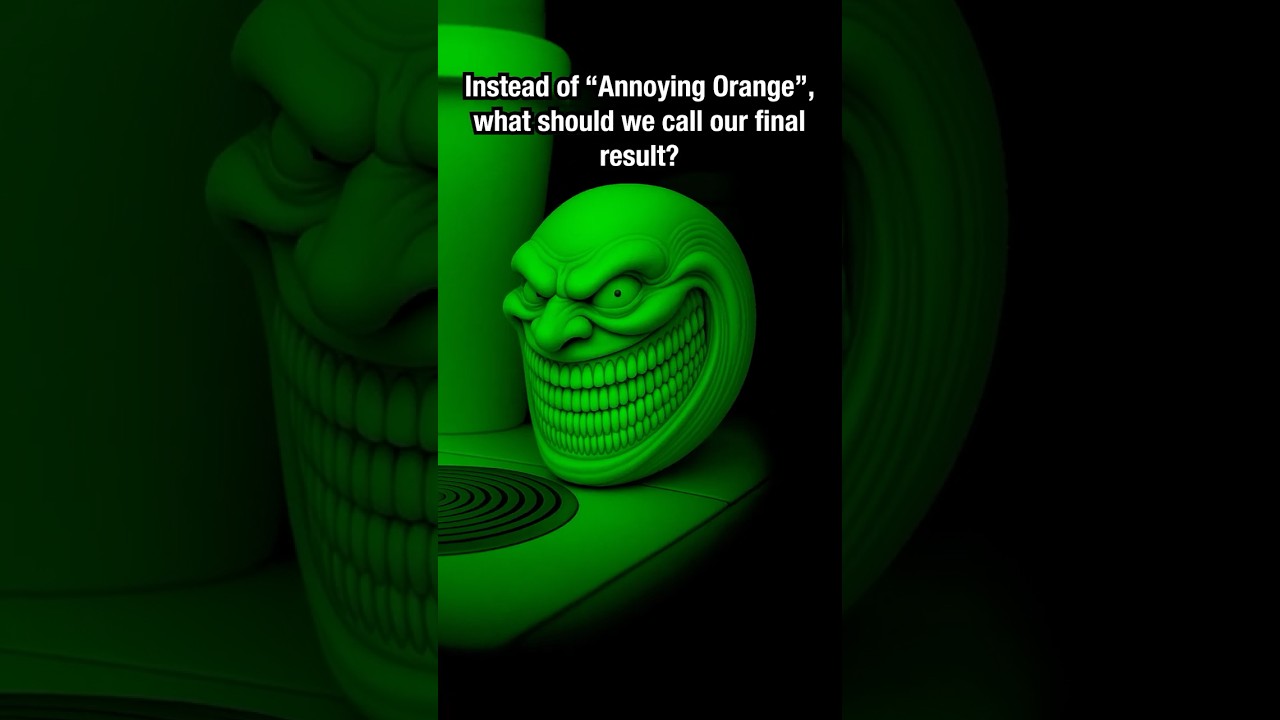 Asking ChatGPT to recreate Annoying Orange 100 times