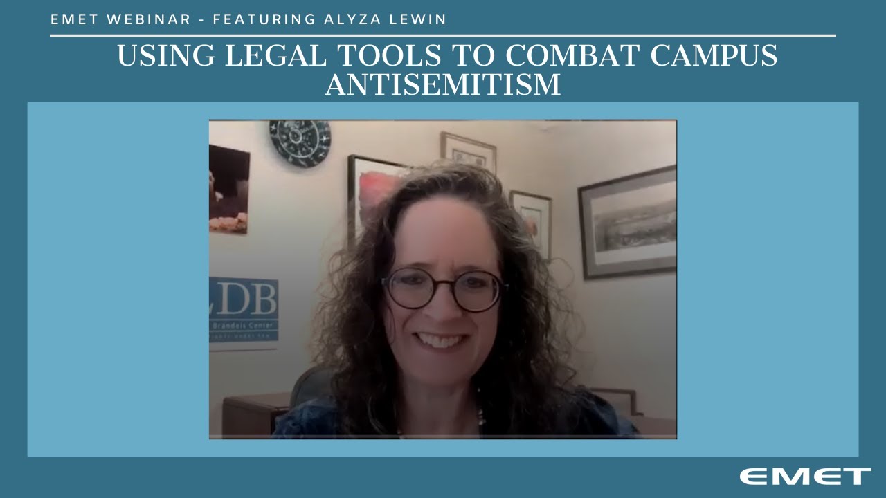Using Legal Tools to Combat Campus Antisemitism