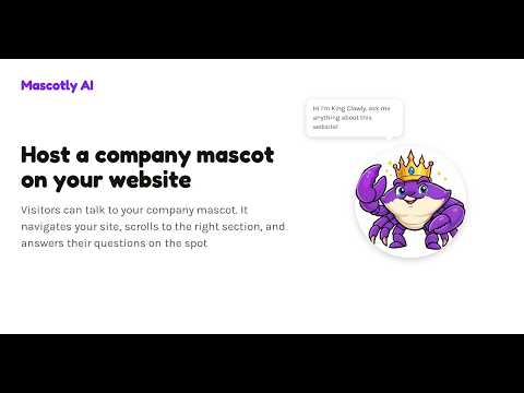 Mascotly AI 소개 영상