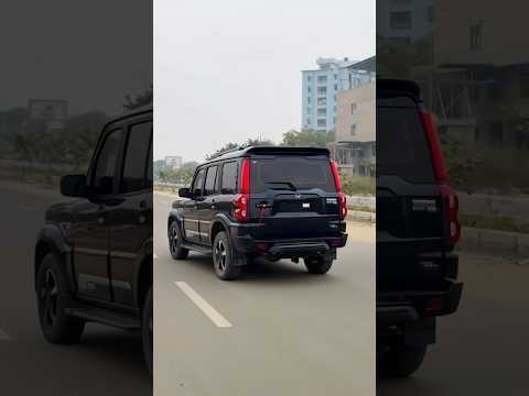 Black Scorpio classic s11 🖤🐎🐎 #scorpio #mahindra #blackscorpio #motivation #shorts #Scorpiolovers02