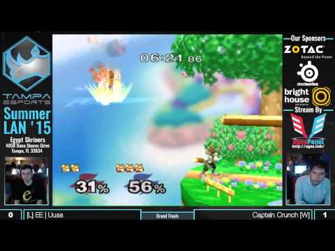 Tampa eSports Summer LAN 15 Melee - Grand Finals - EE | Uuaa vs Captain Crunch