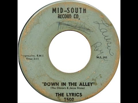 Cover the lyrics – down in the alley (1962)