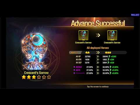 LOA - PL #338 3⭐ SSS Exalted Relic: Crescent's Sorrow