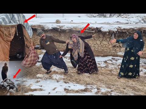 Heartbreaking tragedy and conflict: Husband and second wife clash in the snow and cold of winter