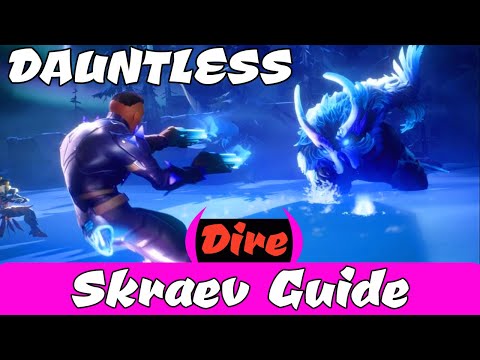 DAUNTLESS -  Winterhorn Skraev Guide ~\/~ How to DEFEAT and BREAK PARTS!