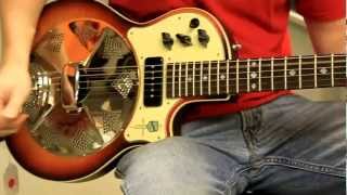 Video thumbnail for National Resophonic Resolectric Electric Resonator Guitar In Sunburst by FullersGuitar