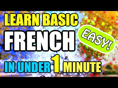 Learn Basic French In 1 Minute | Lesson 1