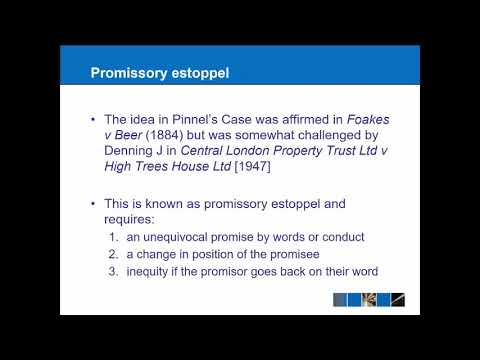 Contract Law - Consideration