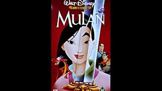 Opening to Mulan UK VHS 1999