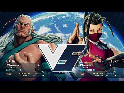 Inaba (Urien) vs Yukadon (Ibuki)：稲葉（ユリアン）vs ゆかどん（いぶき）