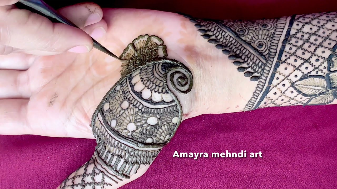 new full hand arabic mehndi design by amayra mehndi art