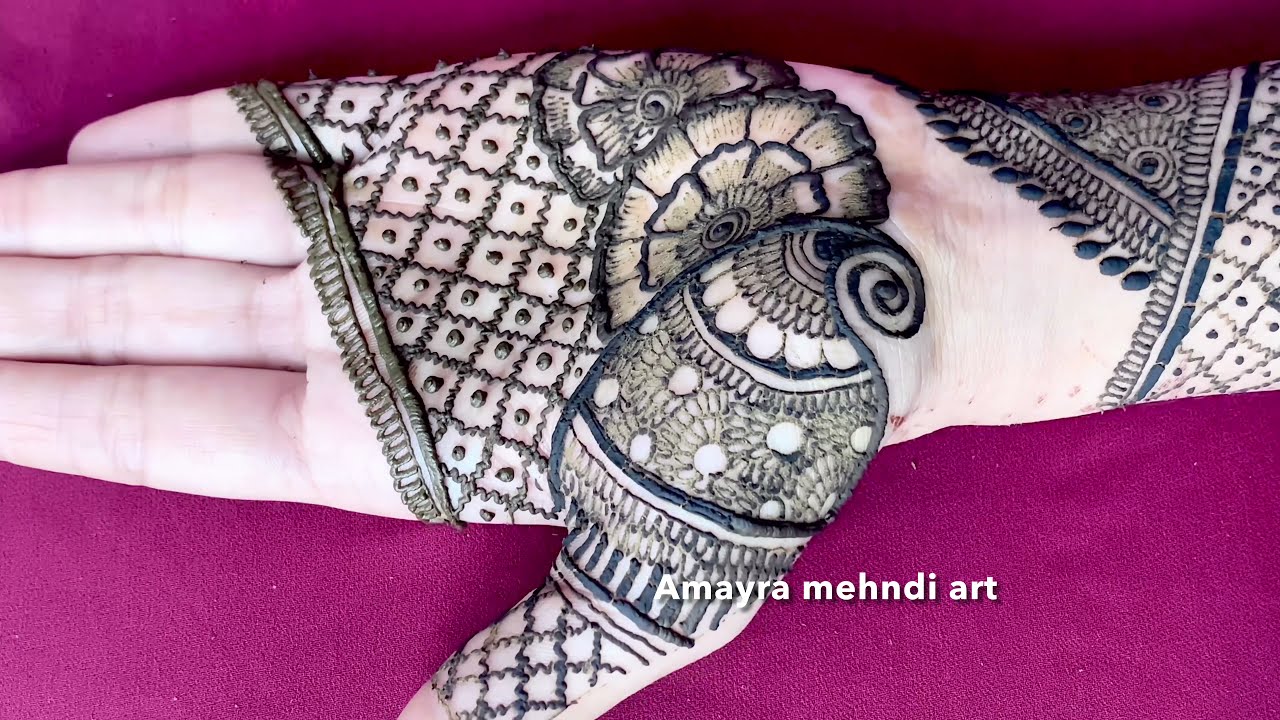 new full hand arabic mehndi design by amayra mehndi art