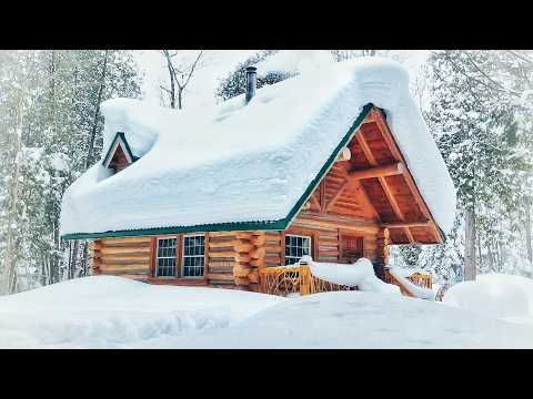 Wilderness Cabin in 5 FEET of Snow! / Ep121 / Outsider Cabin Build