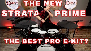 Video thumbnail for Is This THE BEST PRO E-KIT? The Alesis Strata Prime is a GAME CHANGER! (Demo/Review) by COOP3RDRUMM3R