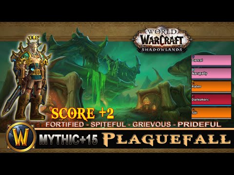 Plaguefall Mythic 15 Fortified Spiteful Grievous Prideful Prot Paladin Shadowlands
