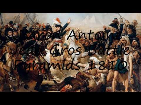 How to pronounce Baron Antoine Jean Gros Battle Pyramids 1810 in French?