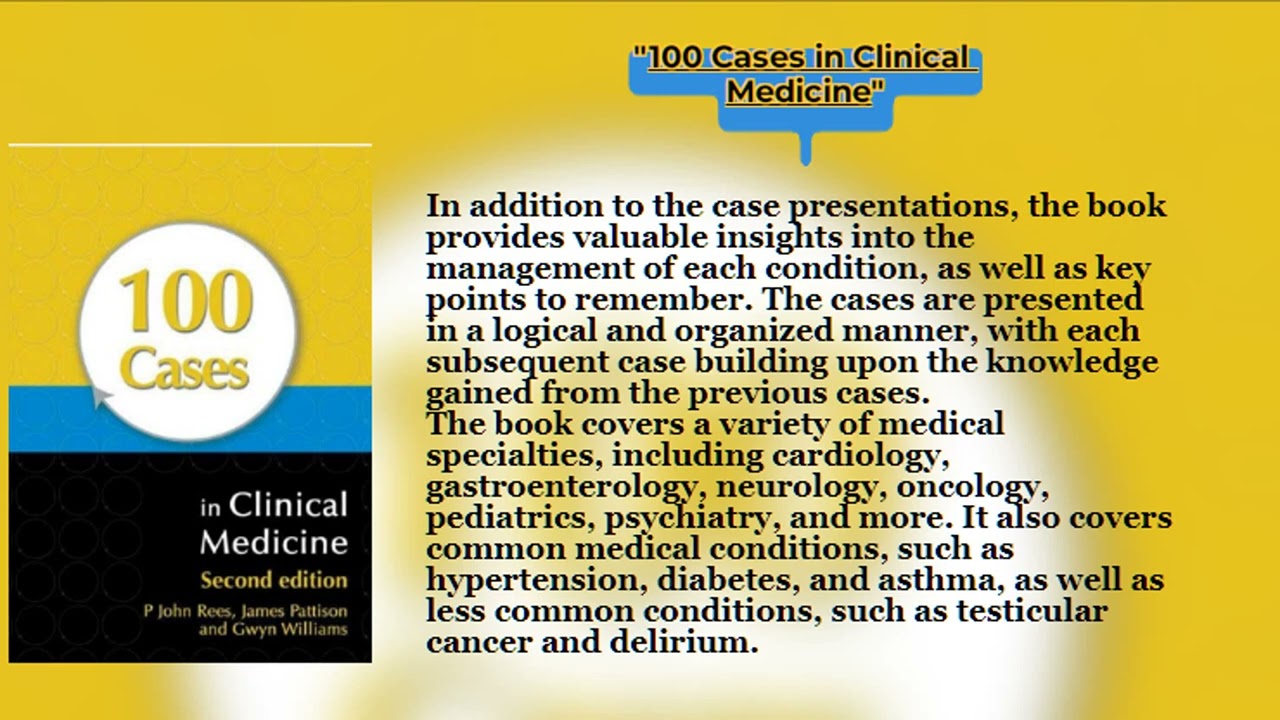 100 Cases in Clinical Medicine