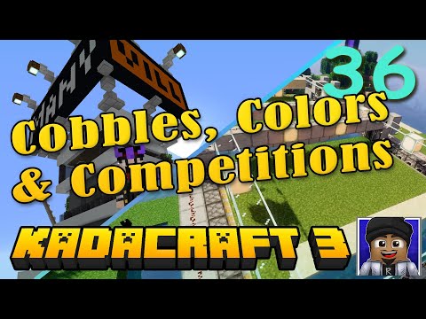 Kadacraft 3: Episode 36 - Cobble & Dye Farm/ Signage & Game Test (Pinoy Minecraft SMP) Java 1.16.5