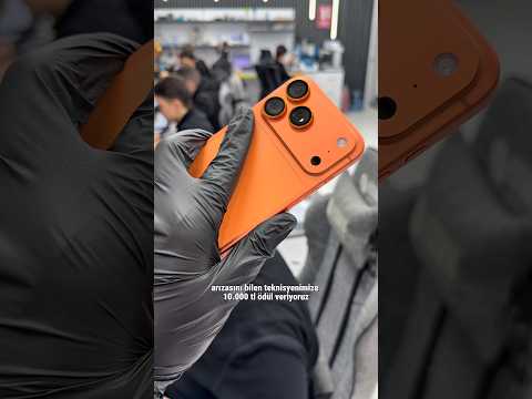Arızayı bilene 10.000₺ ödül veriyoruz 😊#iphone17promax #iphone17pro #fezateknik
