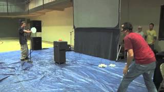 Shot in the Face with a paintball