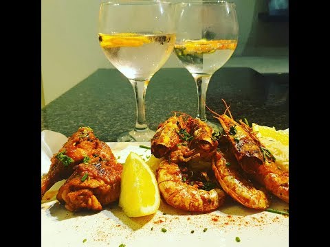 Mozambican Peri Peri Prawns and Chicken