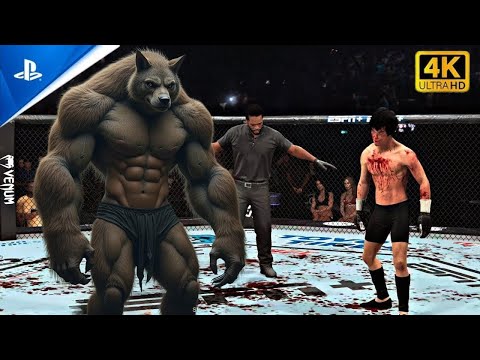 Bruce Lee vs. Werewolf - EA Sports UFC 4 - Epic Fight 🔥🐲