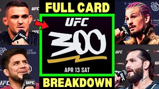 UFC Fighters Breakdown the entire UFC 300 Card..