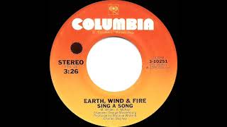 1976 HITS ARCHIVE: Sing A Song - Earth, Wind &amp; Fire (stereo 45--#1 R&amp;B hit)