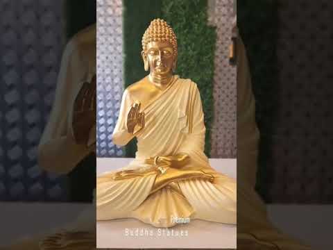 Engineered wood religious buddha sculpture, home