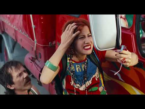 sivi kamion crvene boje(HD)