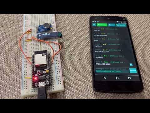 Data-over-sound using ESP32