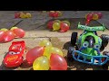Family Vloggers Toy Story 4 Lightning McQueen Water Ballon Challenge
